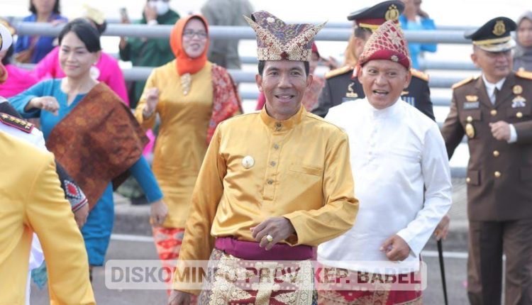 Kemeriahan Hari Lahir Pancasila Di Bangka Belitung Bendera Merah Putih